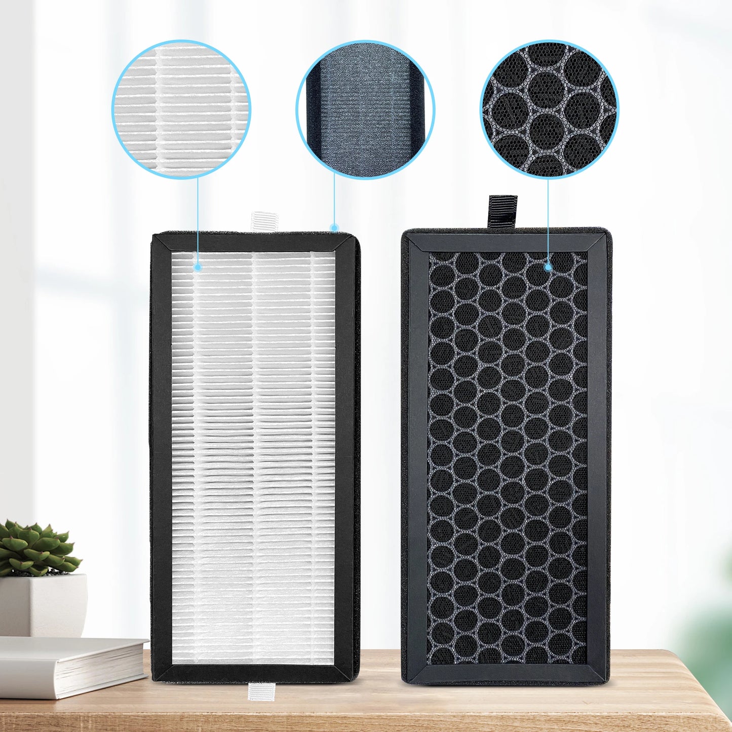 Replacement H13 True Air Purifier HEPA filter + Activated Carbon